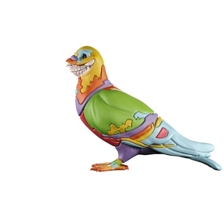 Grin pigeon by Staple X Ron English