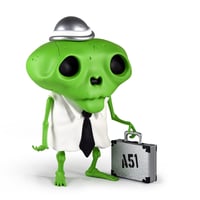 Karoshi San - Area 51 Edition by Andrew Bell