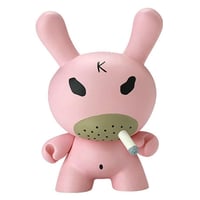 Hate - Pink 8" Dunny by Frank Kozik
