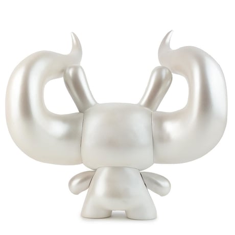 parallel import / The White Devil 8" Dunny by Godmachine