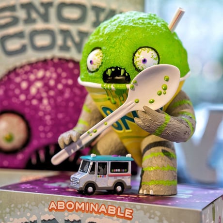 The Abominable Snowcone - Lime Edition by Jason Limon