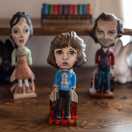 Torrance family of "The Shining" art doll by dddalina