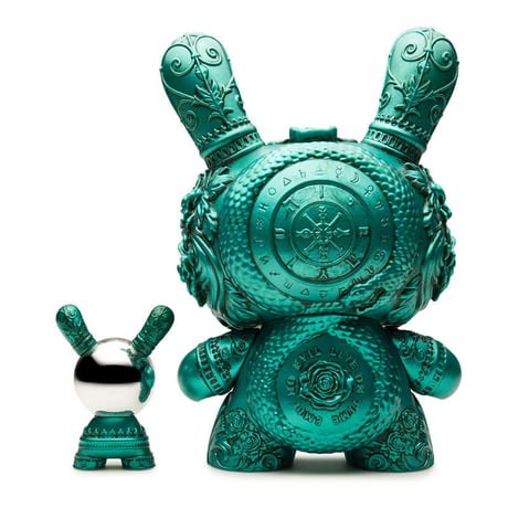 Arcane Divination The Clairvoyant 8" Dunny - Teal by J*RYU