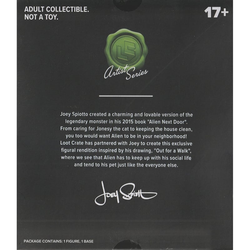 Alien Out for A Walk Collectible Figure by Joey