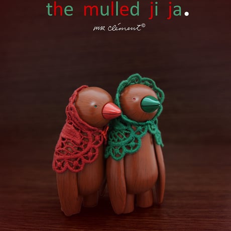 Mulled Xmas Ji Ja set of red  & green by mr clement