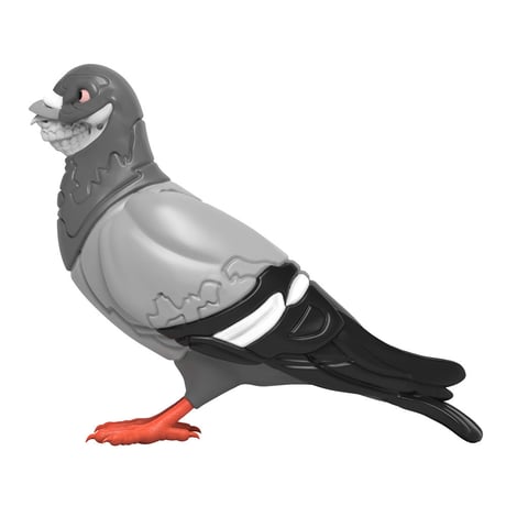 Grin Pigeon Mono Edition by Staple X Ron English