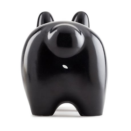 Black 10" Stache Labbit by Kozik