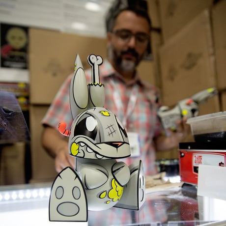 Astro Zombie Bunny by Joe Ledbetter