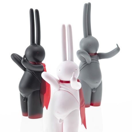 mr clement sofubi sculpture / a vulgar statement chapter 2: set of matte wbg version