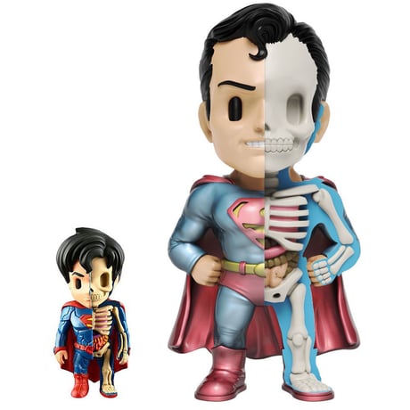 XXRAY Plus Superman by Jason Freeny