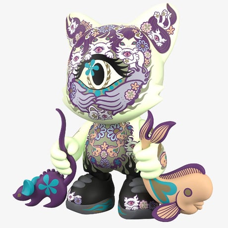 Ailurophile Glow SuperJanky by Junko Mizuno