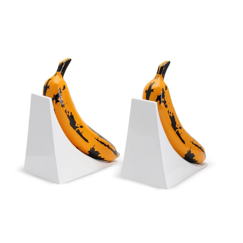Andy Warhol Resin Banana Bookends | tomenosuke