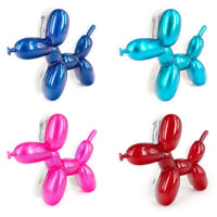 Baby Metallic Balloon Dog Funny Anatomy by Jason Freeny