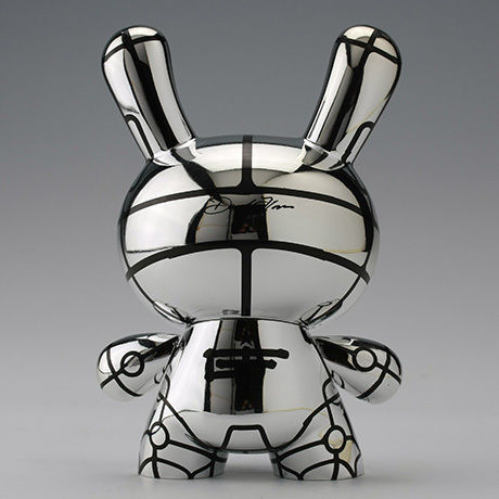 Bad - Silver 8" Dunny by David Flores