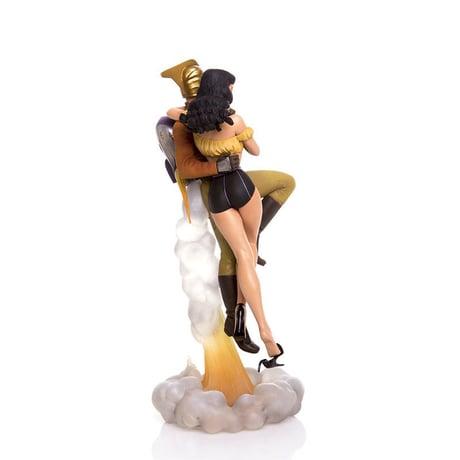 Rocketeer and Betty Statue by Mondo Art Collection