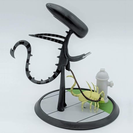 Alien Out for A Walk Collectible Figure by Joey Spiotto