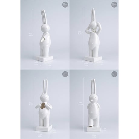 mr clement porcelain sculpture set of 4