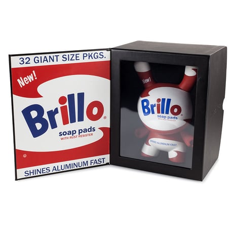 Warhol 8" Dunny Masterpiece-Brillo White
