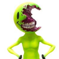 Half a Nice Day Green GID Edition by Alex Pardee