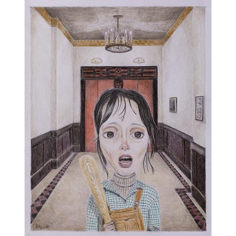 Wendy Torrance - The Shining giclee Print by dddalina (framed)
