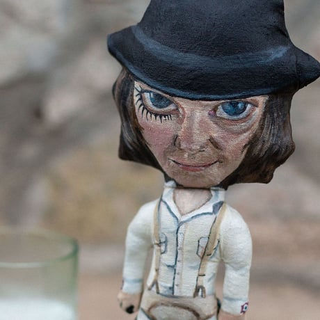 Alex DeLarge of "Clock Work Orange" art doll by dddalina