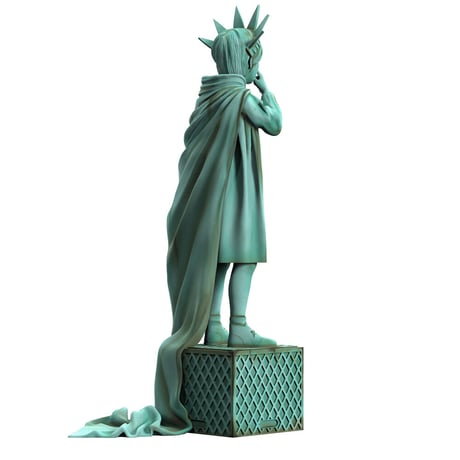 Banksy's Liberty Girl Freedom Edition by Brandalised