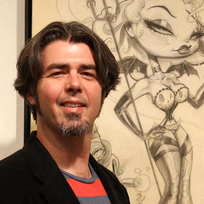 Seated Pink Baxter by Kathie Olivas & Brandt Pe