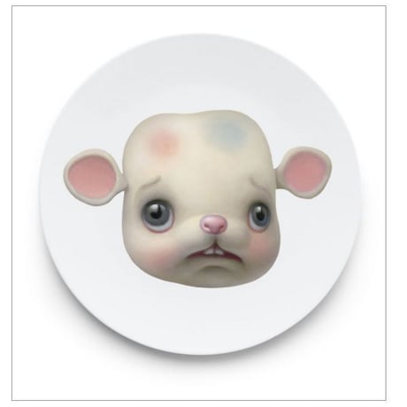Friendly Animal Plates by Mark Ryden