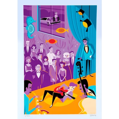 MCFLY Back to the Future Print by Shag