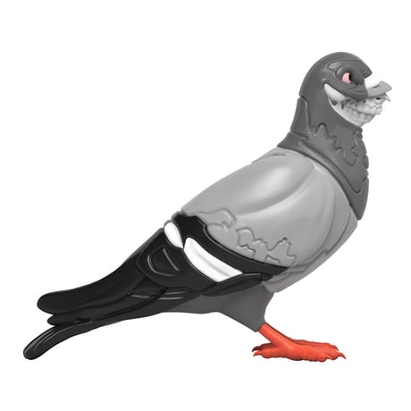 Grin Pigeon Mono Edition by Staple X Ron English