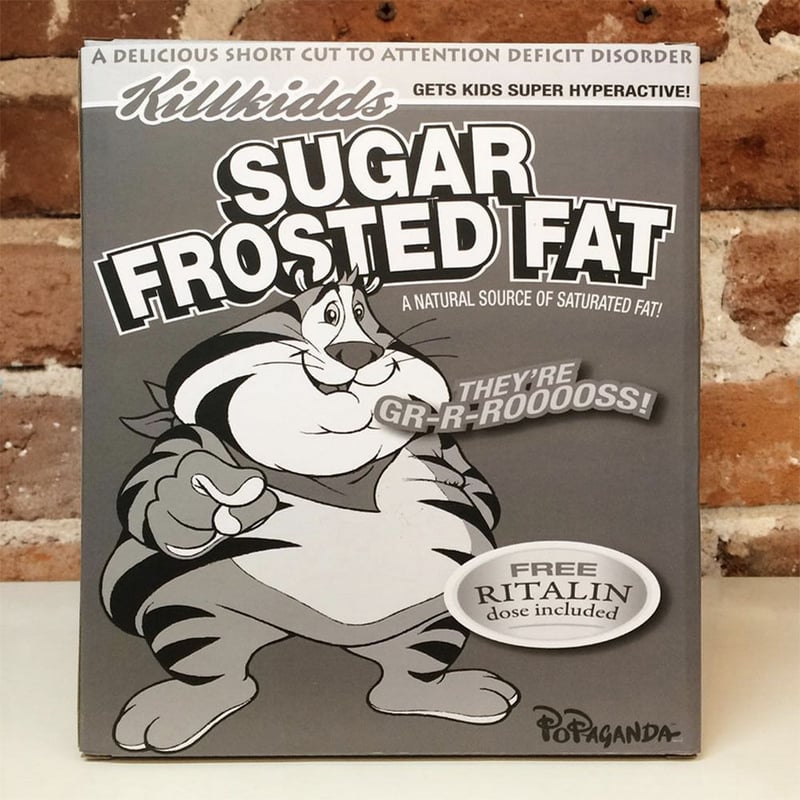 値下げ！Fat Tony by Ron English（ロンイングリッシュ ） Ron EnglishのFat Tony、今度はトニー・ザ・タイガーが餌食