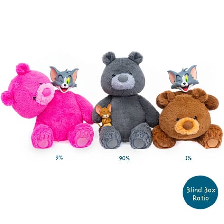 Tom & Jerry Plush Teddy Bear Figure