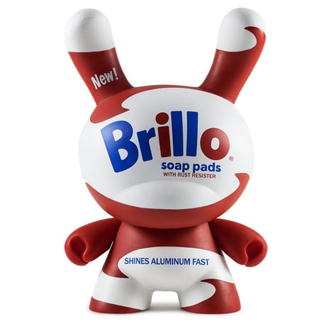 Warhol 8" Dunny Masterpiece-Brillo White