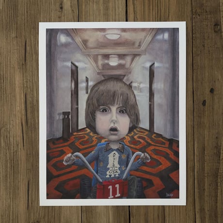Danny Torrance - The Shining giclee print by dddalina (framed)