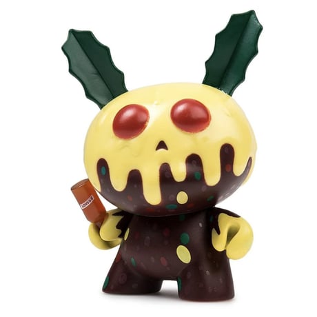 Christmas Pudding 3" Dunny by Kronk