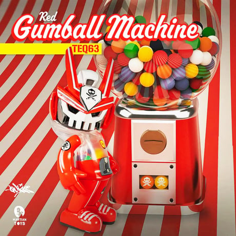 Red Gumball Machine TEQ63 by Quiccs