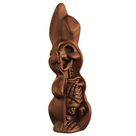 Anatomical Chocolate Easter Bunny by Jason Freeny