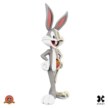 Anatomical 4-inch Bugs Bunny and Tweety Bird by Jason Freeny