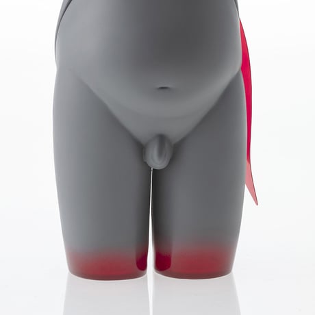 mr clement sofubi sculpture / a vulgar statement chapter 2: matte gray version