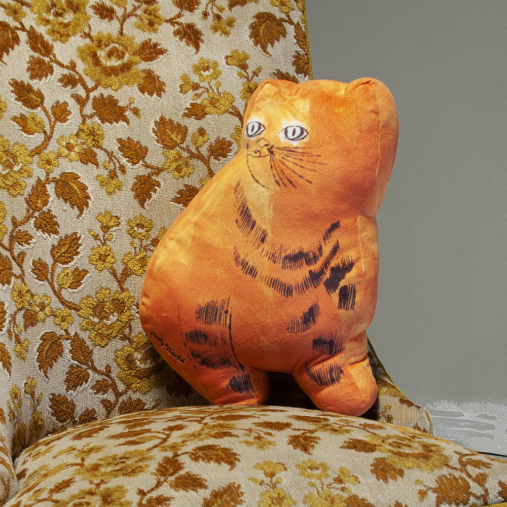 Andy Warhol Orange Sam the Cat Plush | tomenosuke