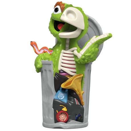 XXRAY Plus  Sesame Street Anatomical Oscar by Jason Freeny