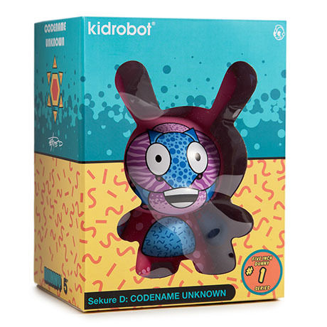 Codename Unknown 5" Dunny Kidrobot Exclusive "PINK" by Sekure D