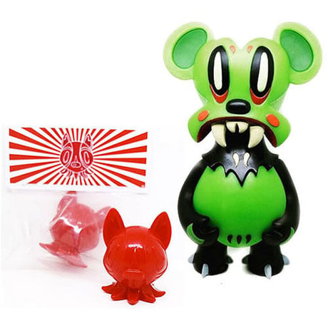 Lavabear GID Edition & Octopup Asahi by Nathan Hamill