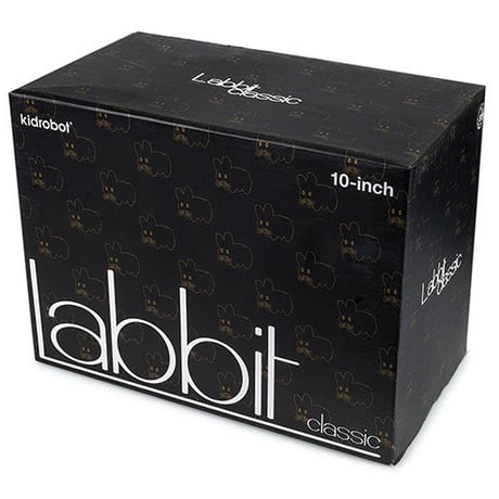Black 10" Stache Labbit by Kozik