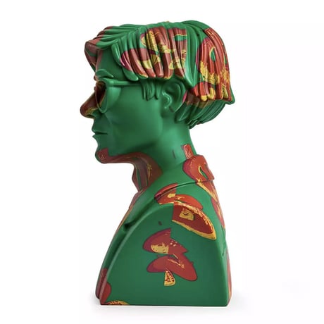 Andy Warhol 12" Bust Vinyl Art Sculpture - Dollar Sign