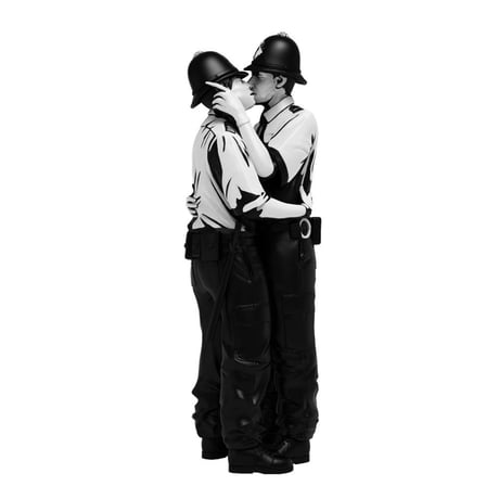 Banksy's Kissing Coppers by Brandalised