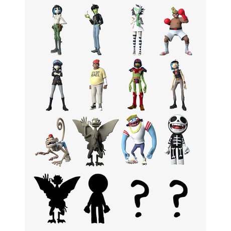 Gorillaz Mini Series Set of 12