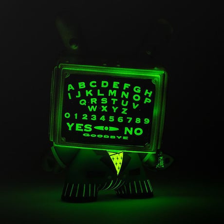 Talking Board Green GID 5" Dunny by Doktor A (AP)