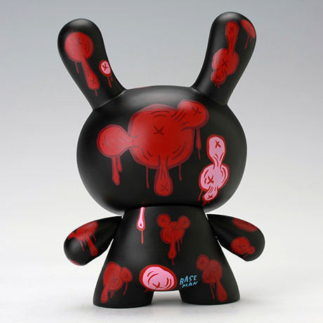 MOD - Black 8" Dunny by Gary Baseman