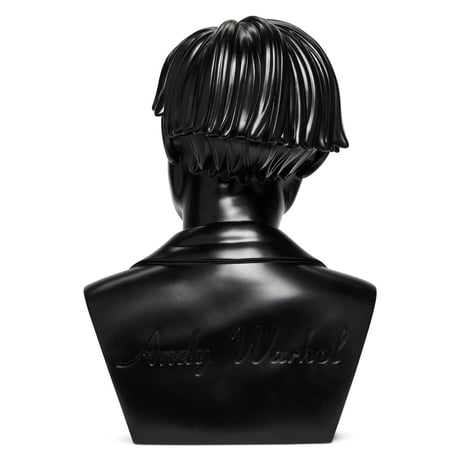 Andy Warhol 12" The Bust Vinyl Art Sculpture - Black Edition